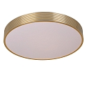 ceiling luminaire MALIN LED round IP20, gold matt, brass dimmable