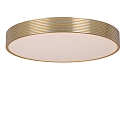 ceiling luminaire MALIN LED round IP20, gold matt, brass dimmable