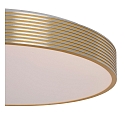 ceiling luminaire MALIN LED round IP20, gold matt, brass dimmable