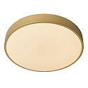 Lucide LED Deckenleuchte UNAR, � 39,5 cm, 1x24W, 2700K, dimmbar, Gold matt, messing