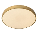 Lucide LED Deckenleuchte UNAR, � 50 cm, 1x36W, 2700K, dimmbar, Gold matt, messing