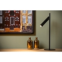 Lucide table lamp PHILON LED cylindrical, rotatable IP20, black dimmable