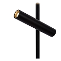 Lucide floor lamp PHILON LED cylindrical, rotatable IP20, black dimmable