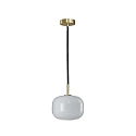 pendant luminaire CUSCINO SMALL G9 IP20, brass, black