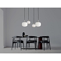 Lumexx pendant luminaire CUSCINO MEDIUM E27 IP20, brass, black