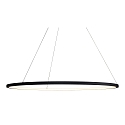 Lumexx LED Ring-/ Pendelleuchte GLORIA � 80cm 48W 3000K 2900lm CRI>90 IP20 dimmbar schwarz