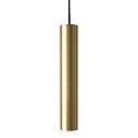 Pendelleuchte TUBE FLEX � 6cm x H 35cm 1x GU10 IP20, Messing