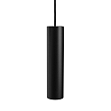 Pendelleuchte TUBE FLEX S25 � 6cm x H 25cm 1x GU10 IP20, schwarz