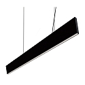 pendant luminaire SUPREME LONG PENDANT 150 DOWN IP20, black dimmable