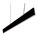 pendant luminaire SUPREME LONG PENDANT 120 DOWN IP20, black dimmable