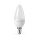 LED candle shape lamp, E14, 5.5W 2800K 470lm, opal