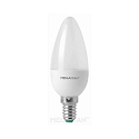 LED candle shape lamp C35, E14, 5.5W 2800K 470lm, CRi >90, dimmable, frosted