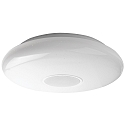 SmartHome LED-Deckenleuchte MATTER MUSE RGB+CCT+DIM, Lautsprecher + Sternenhimmel, IP54, 21W 2700-6500K 2400lm 120�, dimmbar