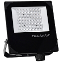 Outdoor LED Fl�chenstrahler HUGO S, IP66 IK08, 230V AC, 50/22W (multi), asymmetrisch 60�/135�, On-Off, 4000K 6800/3080lm