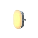 Megatron LED Ovalleuchte ZELLA NEO, IP54 IK08, 7.5/4.5W (multi), 120� 3000K 710/425lm PC-Kunststoff, schaltbar, grau / opalwei�