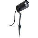 Megatron outdoor spot GARTIA rotatable, tiltable GU10 IP65, anthracite dimmable