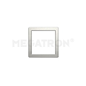 Magnetische Zierblende COVER UP zu LED Deckenleuchte PANO DIM CCT SQUARE, Stahl geb�rstet, f�r 16.5 x 16.5cm (MT76115)