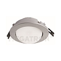 Recessed ring PLANEX, IP20, � 11cm, 230V AC, GX53 max. 6.5W, swiveling 20�, silver
