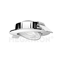 LED recessed luminaire SLIMO DL, IP20, opening � 6.8cm, 6W 3000K 450lm 38�, tiltable 28�, incl. driver, silver