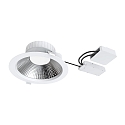 ceiling recessed luminaire FILA DALI FR 90� � 225MM round, rigid, DALI controllable, switchable IP54, white matt 