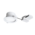 Outdoor LED Einbau-Downlight FILA DALI DF Diffusor, IP54, � 17.2cm, 20W 3000/4000K 2220/2300lm 100�, DALI-2, starr, wei�