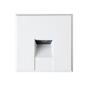 wall recessed luminaire STAIR 68 SCCT square IP40, white matt dimmable