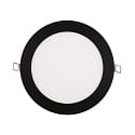 recessed downlight LED PANEL FLAT 170 R SCCT MP round, CCT Switch, switchable, multipower IP44, black 