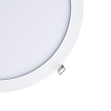 nobil� LED Einbau-Panel FLAT 300 R, IP20, � 29.5cm, 350mA (exkl. BG), UGR<19, 10W 3000K 1100lm 90�, wei�