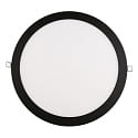 recessed downlight LED PANEL FLAT 300 R SCCT MP round, CCT Switch, switchable, multipower IP44, black 
