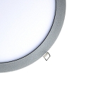 nobil� LED Einbau-Panel FLAT 300 R, IP20, � 29.5cm, 350mA (exkl. BG), UGR<19, 10W 4000K 1150lm 90�, Titan matt
