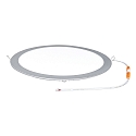 nobil� LED Einbau-Panel FLAT 300 R, IP20, � 29.5cm, 350mA (exkl. BG), UGR<19, 10W 4000K 1150lm 90�, Titan matt