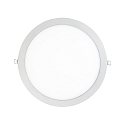 LED Einbau-Panel FLAT 300 R, IP20, � 29.5cm, 350mA (exkl. BG), UGR<19, 10W 3000K 1100lm 90�, Titan matt
