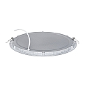 recessed downlight LED PANEL FLAT 300 R 830 350MA PRISM round, UGR < 19, excl. LED driver IP20, mat, titanium dimmable
