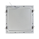 recessed downlight LED PANEL FLAT 300 Q 840 350MA PRISM square, UGR < 19, excl. LED driver IP20, mat, titanium dimmable