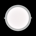 LED Einbau-Panel FLAT 300 R SCCT, IP20, � 29.5cm, 350mA, 10W 3000/4000/5700K 1000lm 90�, UGR<19, Titan matt