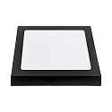nobil� surface downlight LED PANEL FLAT 220 Q SCCT MP square, CCT Switch, switchable, multipower IP44, black 