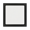 surface downlight LED PANEL FLAT 220 Q SCCT DIM C square, CCT Switch IP44, black dimmable