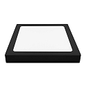 nobil� surface downlight LED PANEL FLAT 300 Q SCCT DIM C square, CCT Switch IP44, black dimmable