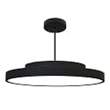 Zubeh�r f�r LED Aufbau-Leuchte WD 300 R / WD 400 R - Pendel-Rohr mit Baldachin, 95cm (3x 30.5cm), starr, Aufbau , schwarz