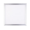 Recessed LED luminaire LED PANEL FLAT Q1, aluminum, 18W, warm white, 1-10V dimmable