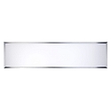 Recessed LED luminaire LED PANEL FLAT R1S, 40W, aluminium, warm white, 1-10V dimmable
