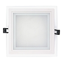 LED Glas Panel 200Q, eckig, 14W, DTW, IP20, wei�