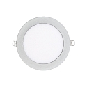 LED Einbau-Panel FLAT 130 R SCCT, IP20, rund, � 17cm, 350mA (exkl. BG), 11W 3000/4000/5700K 1100lm 120�, Titan matt