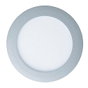 LED Einbau-Panel FLAT 190 R DTW, IP20, rund, � 22.5cm, 350mA (exkl. BG), 13W 2000-3000K 1400lm 120�, dim-to-warm, Titan matt