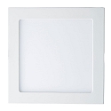 LED Einbau-Panel FLAT 300 Q DTW, IP20, eckig, 29 x 29cm, 350mA (exkl. BG), 18.5W 2000-3000K 2070lm 120�, dim-to-warm