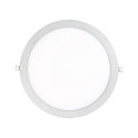 LED Einbau-Panel FLAT 300 R, IP20, rund, � 29.5cm, 350mA (exkl. BG), dimmbar, 20W 4000K 2400lm 120�, Titan matt