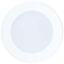 LED Einbau-Panel FLAT 50 R, IP44, Bad + K�che, rund, � 8.9cm, 350mA (exkl. BG), dimmbar, 5W 3000K 410lm 120�, wei�