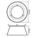 Zubehör für LED HIGH BAY 184/240 - Alu-Reflektor 60°
