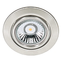 Einbaustrahler DOWNLIGHT C 3830, � 8.8cm, schwenkbar, Edelstahl