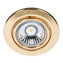 Einbaustrahler DOWNLIGHT C 3830, � 8.8cm, schwenkbar, 24 Karat vergoldet
